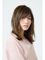 アース 海老名店(HAIR&MAKE EARTH) ナチュラル可愛いストレートミディ【EARTH海老名店】