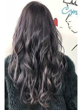 ノラ シンディ(NORA CYNDY) グレーシルバーヴァイオレットハイライトグラデーションMIX☆