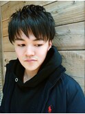 骨格補正ツーブロックスタイル