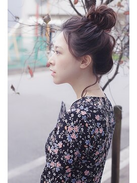 ソラ(sora) くせ毛が得意な美容室　　簡単可愛いお団子ヘア