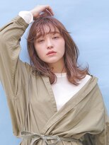 パール(PearL)&nbsp;《PearL》透け感セミディ♪ピンクベージュ