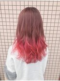 ピンクグラデーション