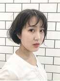 束感バングショート