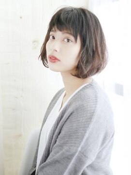 ヘアメイク ナル(hair make nalu) ゆるニュアンスカールボブ