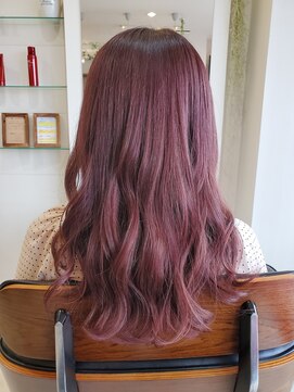 ヘアーアーチ八王子店(HAIR ARCH) 【モテかわいい◎パープル×ピンクカラー】