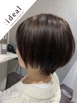アイディール(:ideal)&nbsp;20代30代40代☆ふんわり柔らかな質感♪可愛くなる丸みショート♪