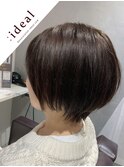 20代30代40代☆ふんわり柔らかな質感♪可愛くなる丸みショート♪