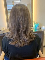 アリーナ 緑が丘店(arena)&nbsp;オリーブベージュ×ミディアムレイヤー