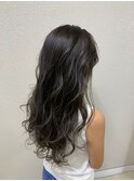 バレイヤージュ　オン　シルバー♪