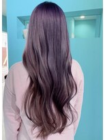 ティファニー(Tiffany) ☆ダブルカラーでしっかりバイオレットヘアーへ☆