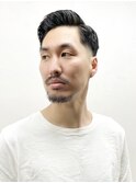 サイドパートかき上げスキンフェードビジカジ0605
