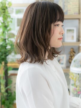 カバーヘア ブリス 戸田公園西口店(COVER HAIR bliss) くせ毛風外ハネカール小顔くびれヘアa戸田公園20代30代40代