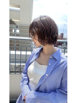 マッシュアンドマッシュアヴェダ ららぽーと福岡店(mash&mash AVEDA) 20代30代40代大人可愛いウェーブボブ福岡博多