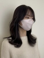 サンバイセライロ 千葉(SAN. by celilo)&nbsp;エギョモリ韓国ヘアラベンダーベージュ【佐藤詩門】