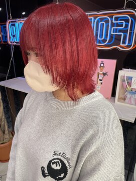 フォース ヘアー(FORCE HAIR) チェリーレッド