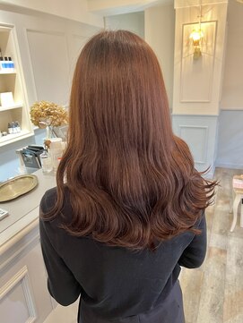 フレーム へアアンドトリートメント 天王寺北口店(FRAME) [FRAME 天王寺北口店] 艶カラーピンクブラウン