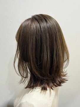 アメリ(ameri) 【ameri satomi 】ミディアムレイヤー×グレージュ