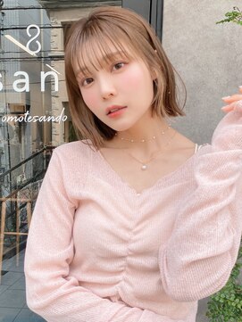 サンド 表参道(sand) ショートボブ20代30代40代大人可愛い前下がり表参道