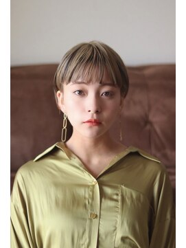 カロン トウキョウ 高円寺店(Kalon Tokyo) ショートボブにデザインカラー