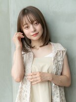 イオ 本厚木(io)&nbsp;レイヤーボブ似合わせカットワイドバングイメチェン小顔