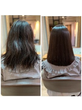 エレム 心斎橋(elem.) elemプレミアム最高級歳髪質改善[縮毛矯正]＋カット