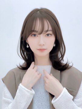 ユーフォリア 銀座(Euphoria) シアーカラー/セミディ/韓国ヘア/顔周り/透明感/くびれヘア/25