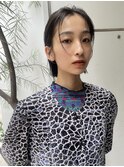 顔まわりカットストレートボブミニボブ