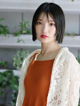 ユー イケブクロ(u Ikebukuro) ブルーブラック/ショートボブ/レイヤー/フェイスレイヤー