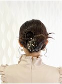 シニヨン　ヘアセット