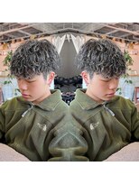 髪屋 紬 メンズ/メンズカット/メンズパーマ/波巻きパーマ