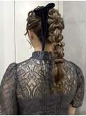 ヘアセット/ヘアアレンジ/結婚式お呼ばれヘア