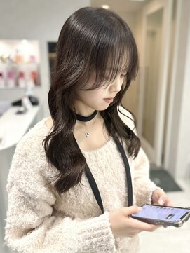 ユーフォリア 池袋東口駅前店(Euphoria) 20代30代ストレートミルフィーユカラー寒色系透明感美肌