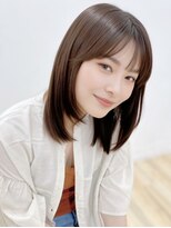 ユーフォリア 青山(Euphoria)&nbsp;グレーベージュカラーダークアッシュベージュくすみカラー黒髪