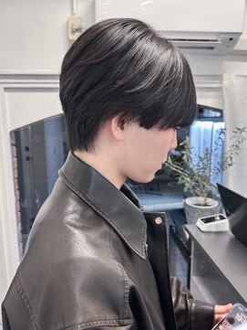 ラレイ ハラジュク(Lalei harajuku) 【白石】2wayバングシースルーマッシュ韓国メンズヘア原宿