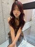 【学割U24】◆韓国ヘア◆小顔カット+カラー+トリートメント ￥17,000→￥11,000