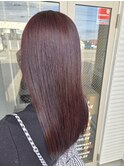 艶っぽボルドーカラー