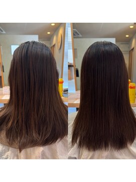 スープル オオブ(SOUPLE.obu) 【髪質改善x縮毛矯正】SILKストレート