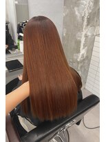 ネウィ 所沢(newi)&nbsp;イノアカラーで艶々オレンジブラウン