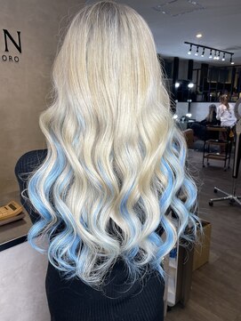 バズ サッポロ バイ フィーネ(BuzZ sapporo by Fi-Ne) インナーカラー水色