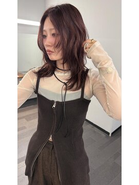 ステア メゾン(stir maison) 揺れ感レイヤー大人抜け感ブラウンカラー吉祥寺