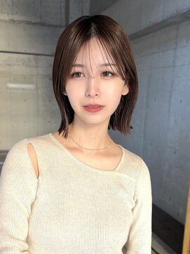 サンド 大阪梅田(sand) オリーブグレー/クラゲヘアー/ココアベージュ/ボブ