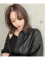 ネイト(Neit) レイヤーボブミルクティーブラウンカラーレイヤーカット