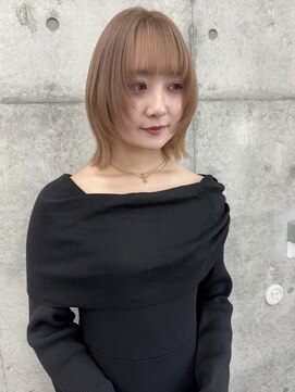 オプス 大名店(Ops) ☆外ハネアレンジ簡単!ベージュレイヤーボブ