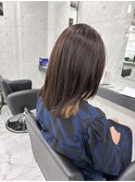 レイヤーカット顔まわりストレートロングレイヤー