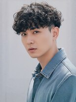 アンティカザサロン(antiqua THE SALON)&nbsp;ツーブロック マッシュヘア ツイストスパイラルパーマ 20代 30代