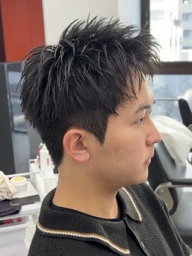 ゴート(GOATO) アップバングショート 短髪 刈り上げ 鹿児島メンズ