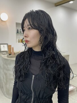 スヴニール(souvenir) ロングパーマ コテ巻き風パーマ デジタルパーマ