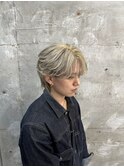 シースルーフェザーショート