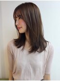 豊崎/ミルクティーブロンド/ダークブルー/デジタルパーマ
