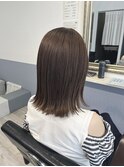 ぼかしカラー＋艶ストレート